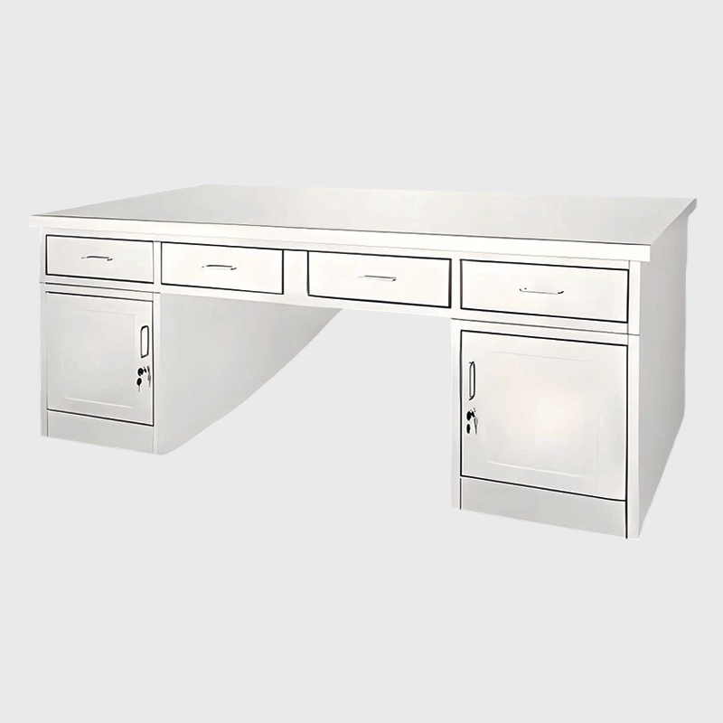 Kórházi rozsdamentes acél munkapad fiókokkal